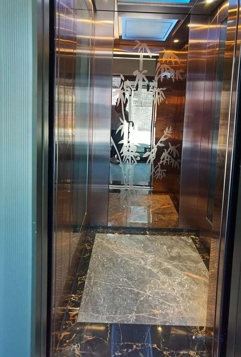 方型铝合金井道-别墅电梯